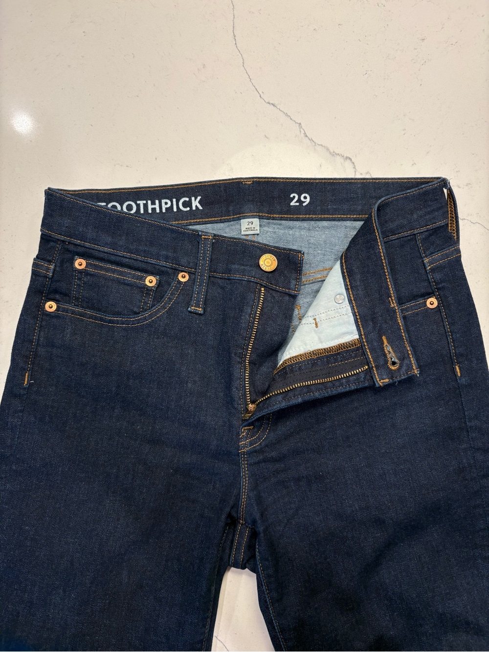 J. Crew Dark Indigo Slim Straight Jeans - 29